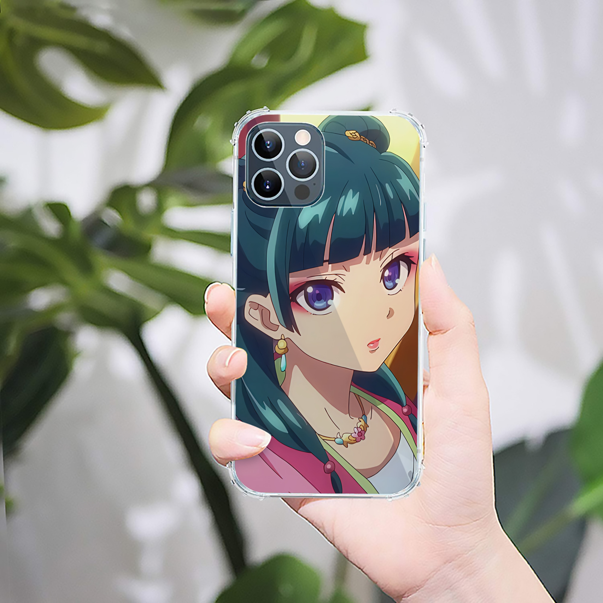（画像用） 薬屋のひとりごと The Apothecary Diaries 【iPhone 12シリーズ対応】透明スマホケース（クリアソフトケース）